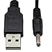 CableDeconn USB A to DC 3.5 mm/1.35 mm 5 Volt DC Barrel Jack Power Cable