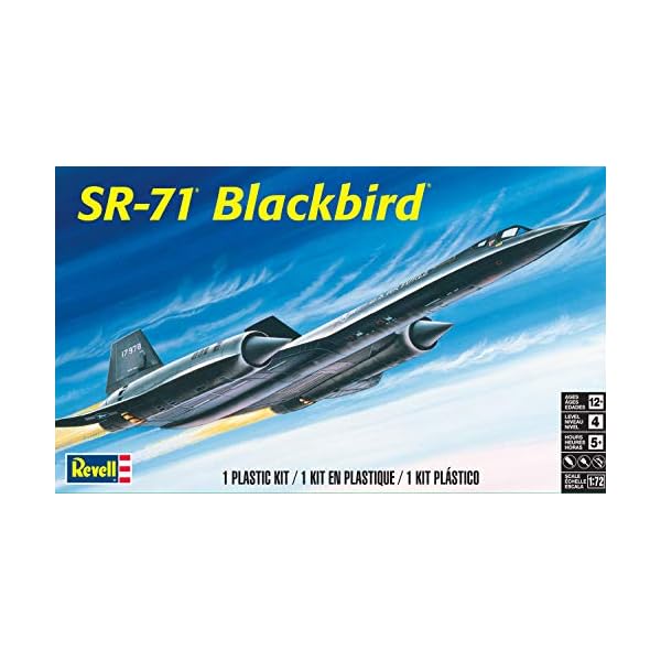 Revell 15810 SR-71A Blackbird detailgetreuer Modellbausatz, Flugzeugbausatz 1:72 – Bild 5