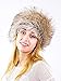 Futrzane Faux Fur Women Russian Cossak Hat for Ladies Winter