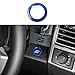 Voodonala Blue Engine Start Stop Button Center Console Switch Cover Trim for Ford F150 2015 2016 2017 2018