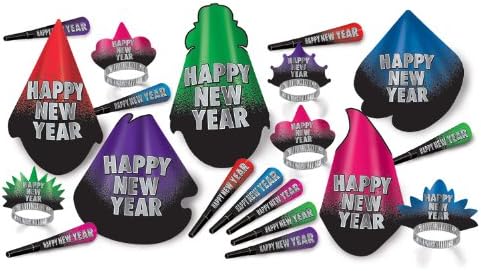 Beistle 88292-10 New Year Resolution Party Favors, 1 Assortment Per Package