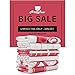 HappyBear Kitchen Towels and Dishcloths Set of 6-15''x 25''-Flamingo Decorative Dish Washcloths Tea Towels, Soft and High Absorbent