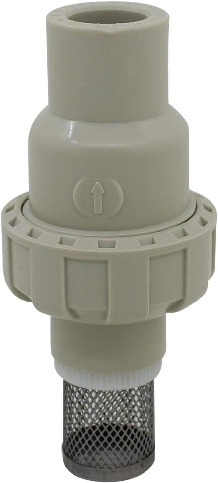 Valvola Piscina Valvola Antiritorno PVC 50mm - Valvola Ritegno A Molla Per Piscine E Impianti Idrici Valvola Antireflusso 50mm