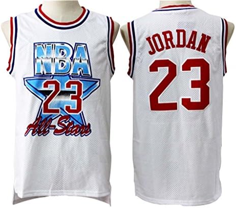 Men's Adult #23 Michael Jordan All Star Jersey White