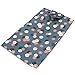 7 Set Travel Packing Organizer,Waterproof Mesh Durable Luggage Travel Cubes with 1 Shoe Bag - Travel Luggage Compression Organizers (Blue Flower)