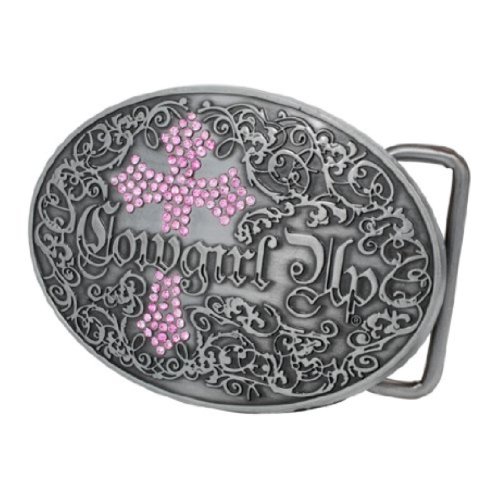 cowgirl up belt buckle