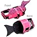 Dog Ristop Life Jacket Quick Release Swimming Vest,Fish Style Floatation Vest,Brighted Colour Easy Handle for Small Medium Large Breeds,Mermaid Medium By HeroDog