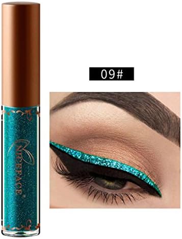 Certainer Liquid Eyeshadow Eyeliner, 12 Colors Magnificent Glitter Shiny Smoky Liquid Eye Shadow Metallic Pigments Mineral Waterproof Eyeshadow Cosmetic Makeup (I)
