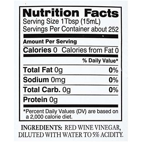 Heinz Red Wine Vinegar (1 gal Jugs, Pack of 4) Pricepulse