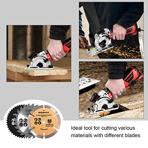 Goplus Circular Saw, 5.8 Amp 705W (Equivalent 7.5A 900W) 4500RPM Mini