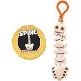 GIANT MICROBES Spine Plush Keychain, Spine Surgery Recovery, Back Surgery Recovery Gifts, Bag Charms, Neurology Gifts, Chiropractor Gift, Neurosurgery, Neurosurgeon, Back Pain Gift, Spine Model