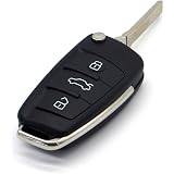 Coque De Télécommande Plip 3 Boutons + PANIC Pour Audi A1 A3 A4 A5 A6 A8 TT Q7 - Neuf