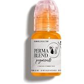 Perma Blend Pumpkin Corrector Tattoo Ink 0.5 oz | Vegan Formula Pigment, Professional Tattooing Supplies, Suitable for Microblading