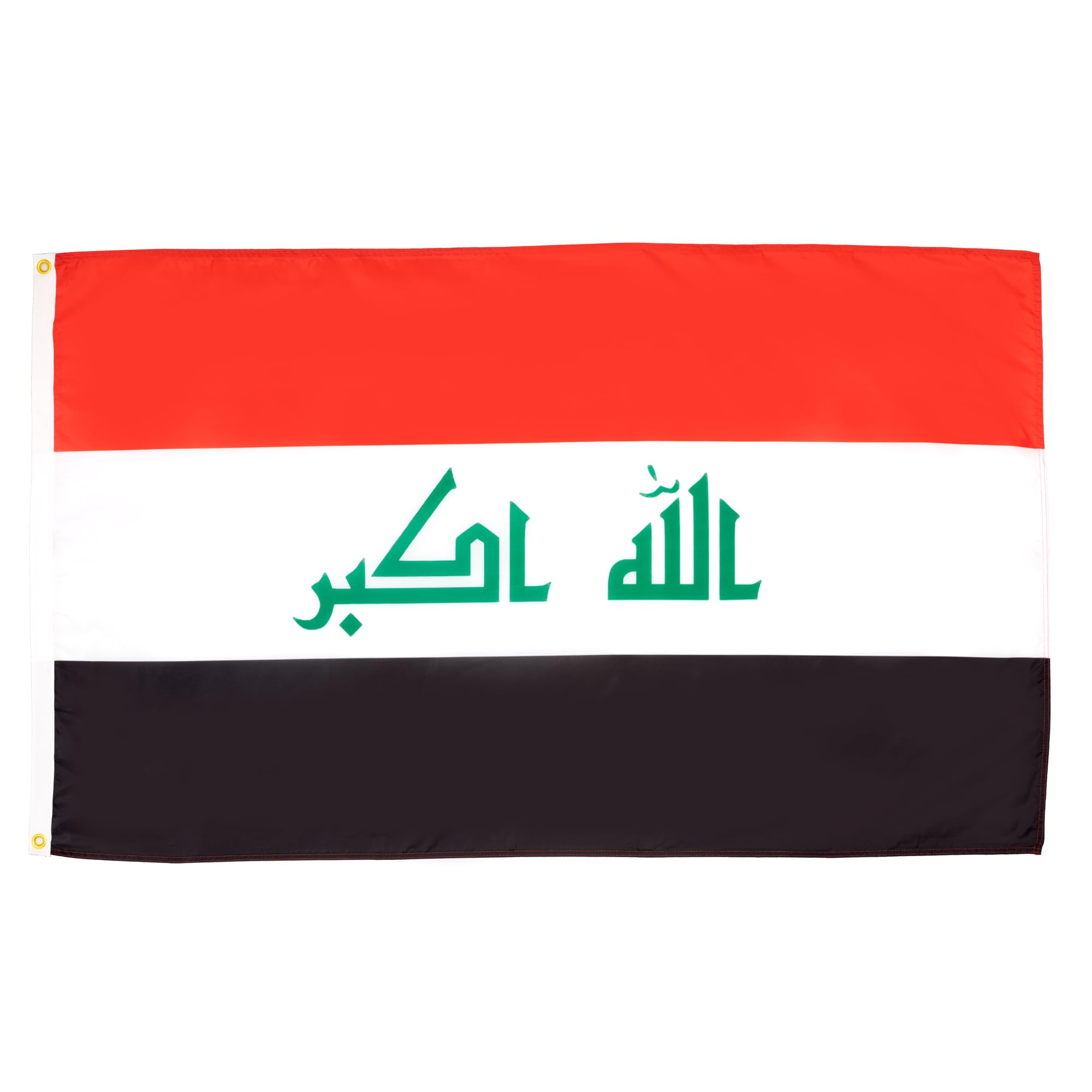 AZ FLAG - Iraq Flag - Large 5x8 Ft - 100D Polyester Iraqi Big Banner with Two Metal Grommets - Fade Resistant - Vivid Colors - 5' x 8' Feet - 250x150 Cm