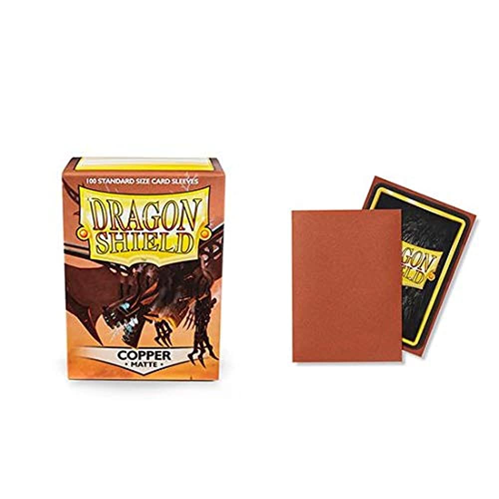 Dragon Shield Matte Copper Standard Size 100 ct