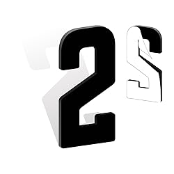 5 Inch Self Adhesive House Numbers, Acrylic Modern