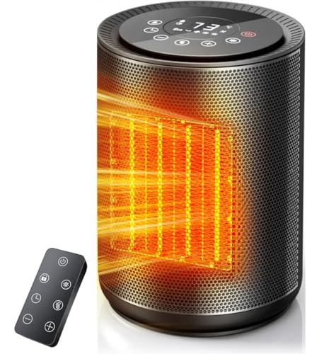 Electactic Small Space Heaters for Indoor Use, Mini Portable Electric Heaters F…