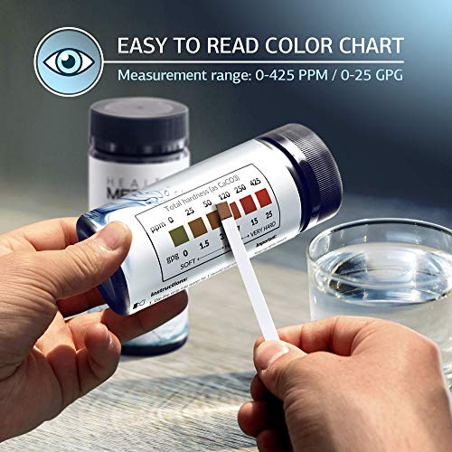 Health Metric Pro Water Hardness Test Strips Quick & Easy Hard Water