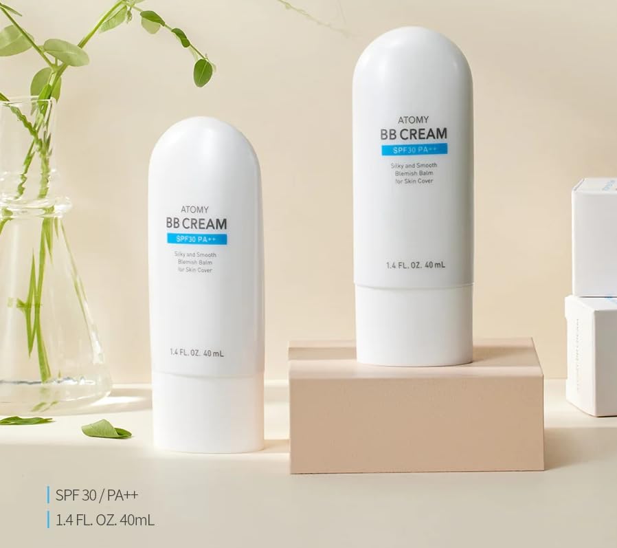 Fiico BC233 Korean BB Cream SPF30 PA++ (40ml 1.4fl oz.), Skin Care, Silky and Smooth Balm for atomy