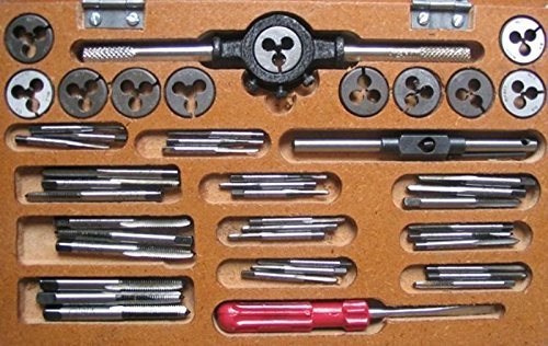 OMEX Complete TAP and DIE Set 0-10 BA TAP Wrench DIE Stock