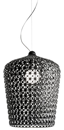 Kartell 0917509 A++ to E, Kabuki, Plastik, black, 50 x 50 x 73 cm