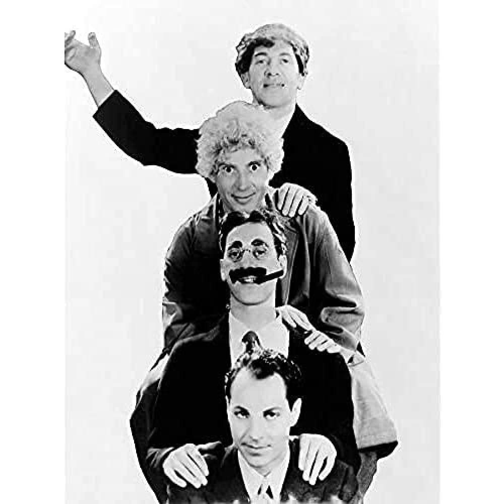 Comedy Movie Actors Marx Brothers Promo Photo Art Print Canvas Premium Wall Decor Poster Mural