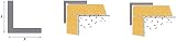 TMW Profiles Cezar PVC Corner Angle Trim Anthracite 7016 1m 10x10–50x50 view 3