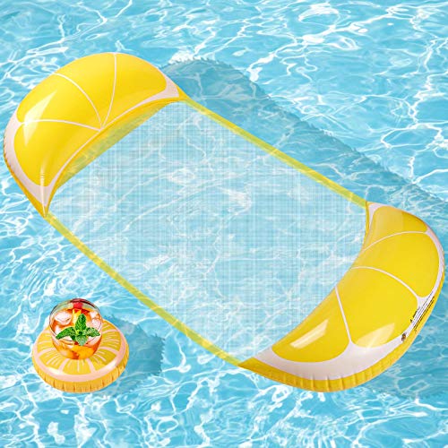 2 Pack Inflatable Pool Float Swimming Pool Float Hammock Water Hammock