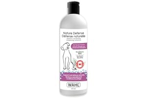 Wahl Nature Defense Dog Shampoo – Natural Flea & Tick Defense with Essential Oils, Gently Cleans & Nourishes Coat, PEG‑80 Fre