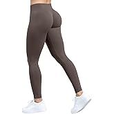 OQQ Workout Leggings for Women Seamless Scrunch Tights Tummy Control Impact Girl Activewear Yoga Pants 
