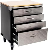 Seville Classics Ultra HD 4 Drawer Roller Cabinet 71cm Wide Commercial Quality view 3