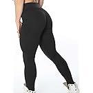 Eva's Moon Women’s High Waist Push-up and Tummy Control Booty Scrunch Workout Leggings, Yoga Pants, Casual, Shapewear (Medium)