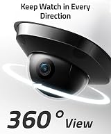 eufy Security Floodlight Cam S330 2K HD 3000 Lumens Pan Tilt AI Tracking view 3