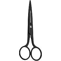 HALO FORGE Tijeras De Bordado De 4.75 Pulgadas: Cabeza Redonda Seguridad Pequeñas Tijeras De Mano, Sharp Hoja De Acero Inoxidable Tijeras De Costura, Tijeras De Tela Para Cortar Tela, Ropa, Textiles