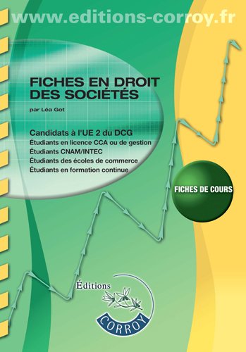 Fiches, droit des sociétés et groupements d'affaires, entreprise en difficulté, droit pénal des affaires