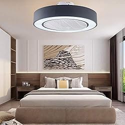 Orillon Modern Macaron Flush Mount Ceiling Fan with