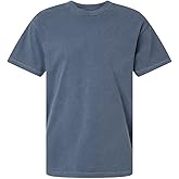 American Apparel Garment-Dyed Heavyweight Cotton Tee Faded Navy