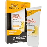 Tiger Balm Neck &amp; Shoulder Rub Vanishing Scent 1.76 oz (Pack of 2)
