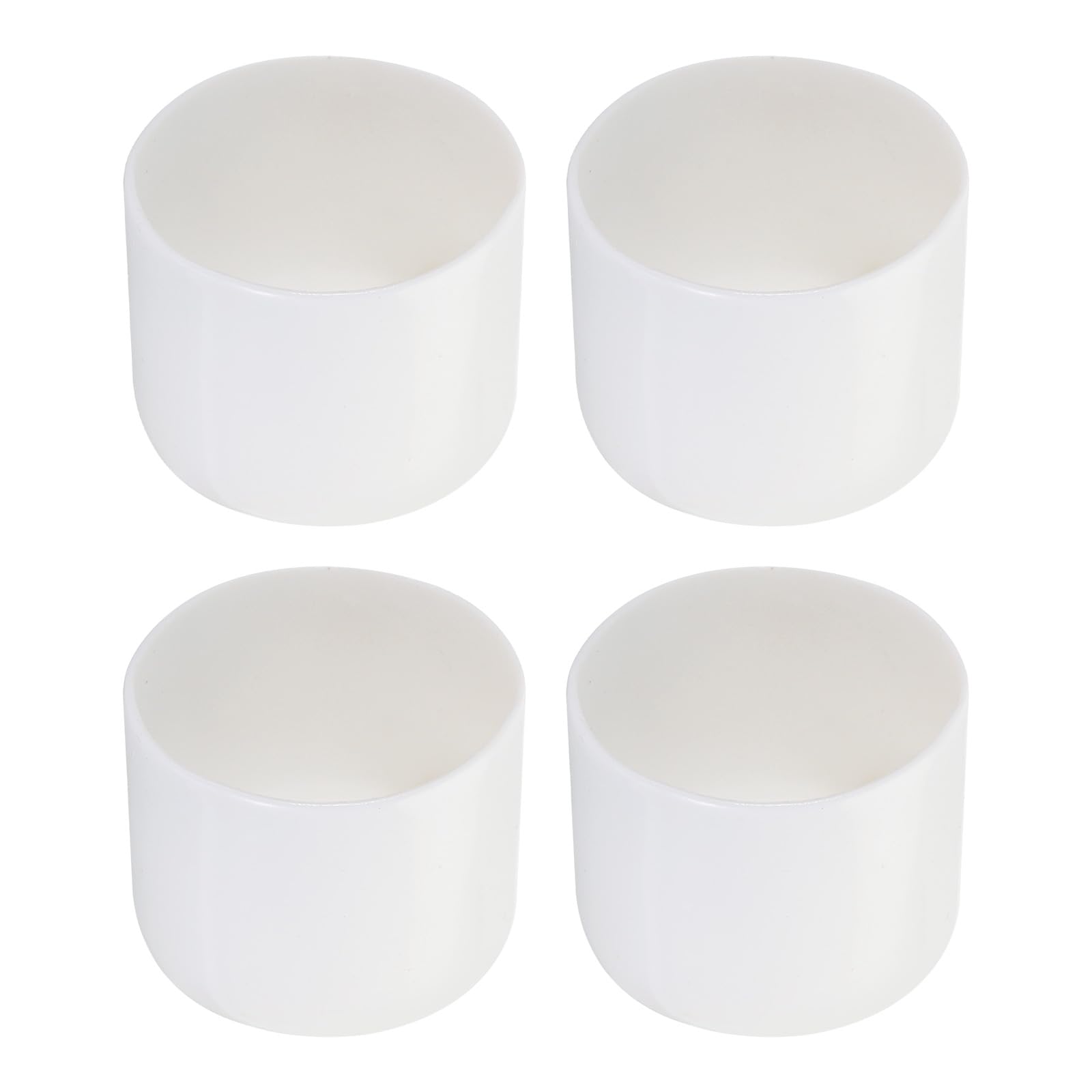 Rebower 4 Pack Screw Thread Protector Cover Rubber End Caps, [for Screw, Bolt, Rod End Cap] - 2 3/16 inch(55mm) inner dia/White — image 1