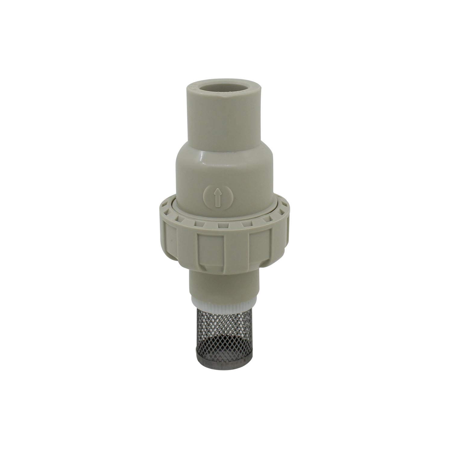 Foot Valve Strainer PVC Ball Foot Valve 20 25 32 40 50 63mm Water Pump Non Return Valve no Return Valve Well Pool Filter Check Valve (Inner Diameter 50mm)