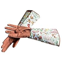 Women Extended Long Pro Rose Pruning Gardening Gloves,Garden Gloves