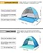 SLB Pop Up Beach Tent, Sun Shelter Shade Easy Up Portable Anti UV Cabana Beach Umbrella for Outdoor 3 or 4 Person