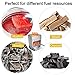 XUYIDAN Camp Stove, Picnic BBQ Cooker, Potable Folding Stainless Steel Backpacking Stove for Outdoor Indoor Garden Backyard Cooking Camping Hiking Beach Picnics Tailgating with Handle Bag