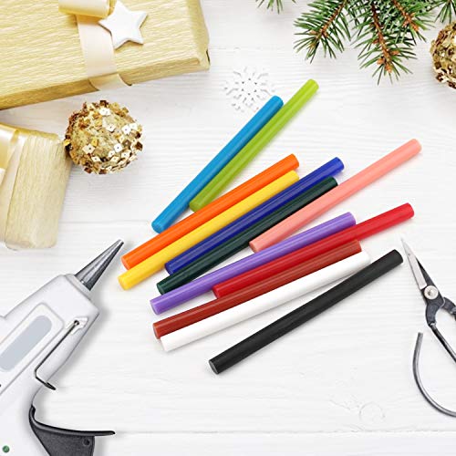 Hot Glue Sticks,Enpoint 3.93 x 0.27 in Glitter Mini Hot Glue Sticks for Glue Gun EVA Mini Colored Hot Melt Adhesive Glue Sticks for DIY Art Craft General Repairs and Gluing Projects 72 PCS - Thumbnail 6