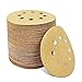 Coceca 100pcs 5 Inches 8 Hole Hook and Loop Sanding Discs, 20pcs Each 60 80 120 150 220 Grits Sandpaper, fit for Random Orbit Sander, Random Orbital Sander