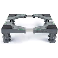 Mini fridge stand base,Dolly Roller Base Multi-Functional Adjustable Movable Base Refrigerator Stand for Washing Machine…