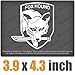 Fox Hound 3.9 x 4.1 inch JDM Decal Sticker Aufkleber Racing DUB Die Cut