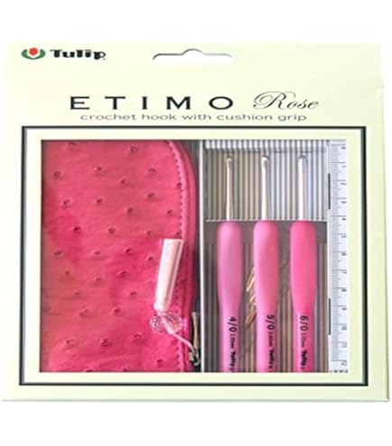 Amazon.com: ETIMO Rose Crochet and Lace Needle Set with Cushion