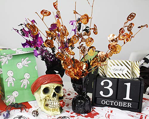 image for Juvale 6-Piece Set of Halloween Centerpiece Decorations - Centerpiece 