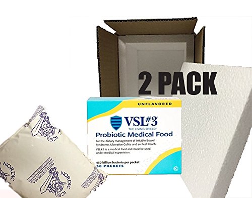 VSL#3 Unflavored Sachets(60)+Ice Pack+Styrofoam Lined Box VSL#3 Unflavored Sachets(60)+Ice Pack+Styrofoam Lined Box